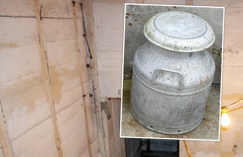 Four milk churns stolen from private bunker