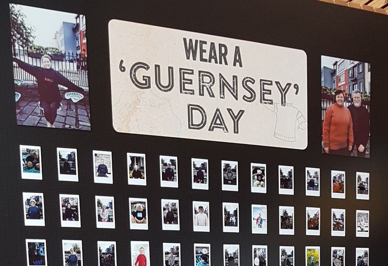 'Wear a Guernsey Day' pictorial display launched at Guernsey Airport