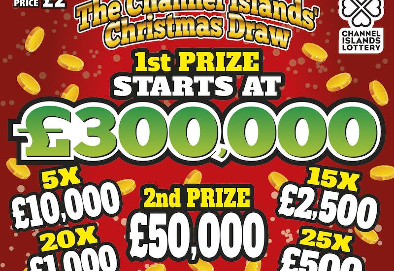 £3 Christmas Lottery tickets scratched
