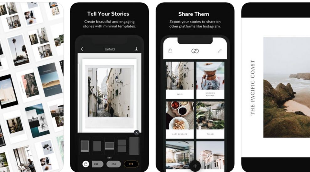 Unfold is the app behind the edgy Instagram posts you keep seeing