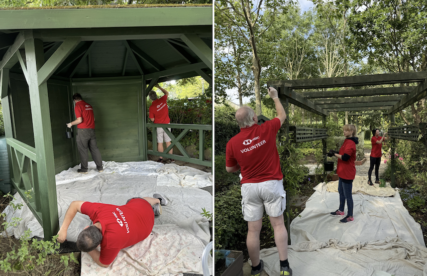 HSBC employees volunteer hundreds of hours