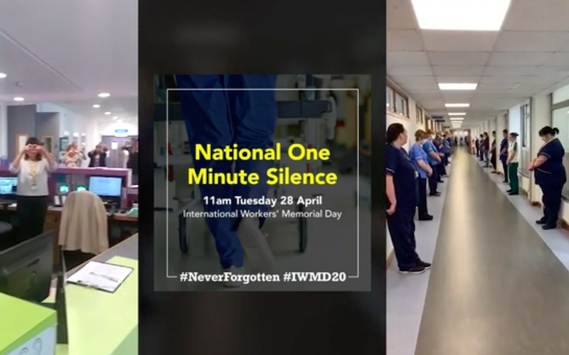 WATCH: Silence to honour their peers