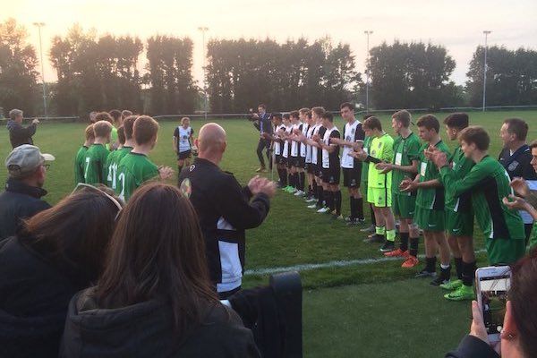 Guard of honour for Maya's last Saints game