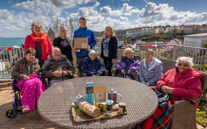 One thousand elderly residents will receive afternoon tea hampers on Liberation Day