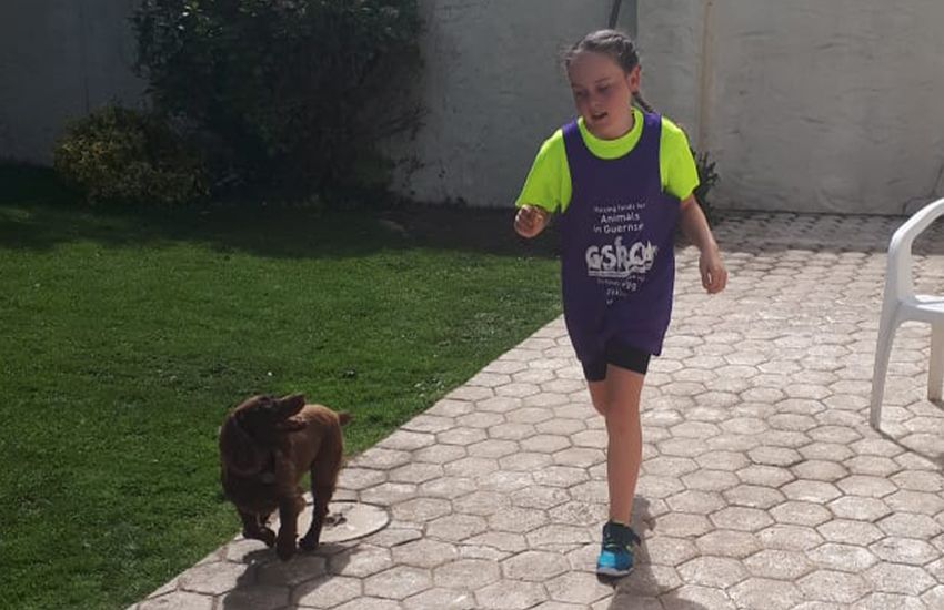Aishling runs 306 in aid of the GSPCA