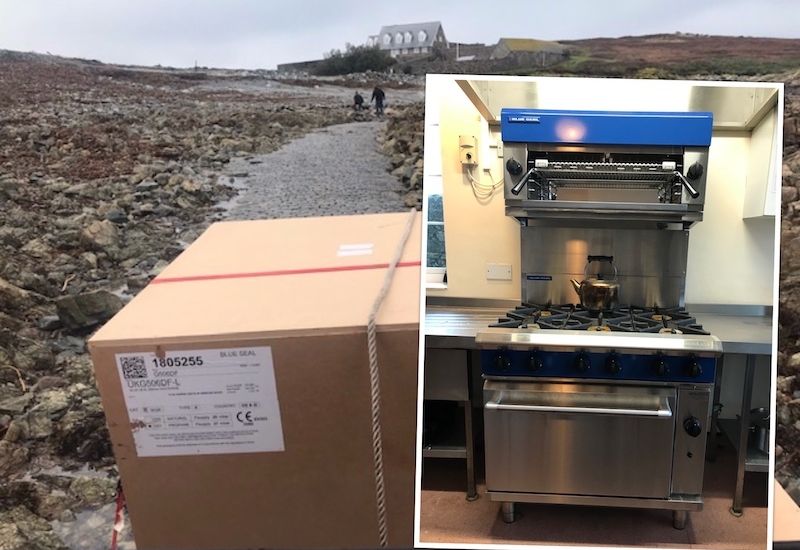 New oven on Lihou Island just in time for Christmas