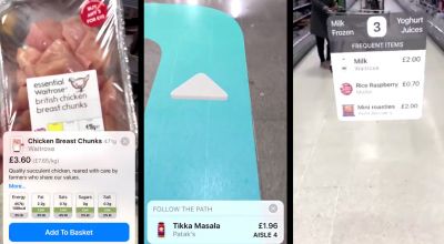 This demo shows how augmented reality could help us with grocery shopping