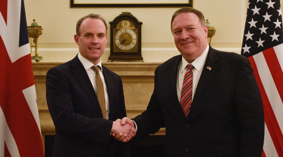 Pompeo warns of ‘real risk’ from Huawei as he arrives in UK for talks with Raab