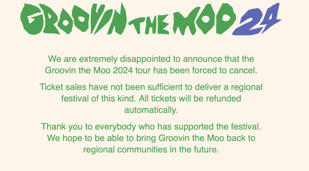 Touring festival cancelled