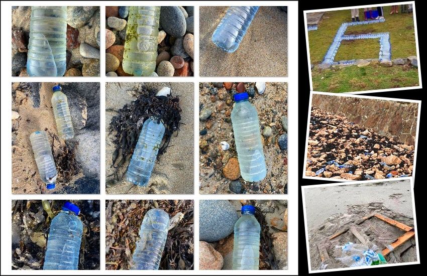 More than 5,000 plastic bottles removed from west coach beaches