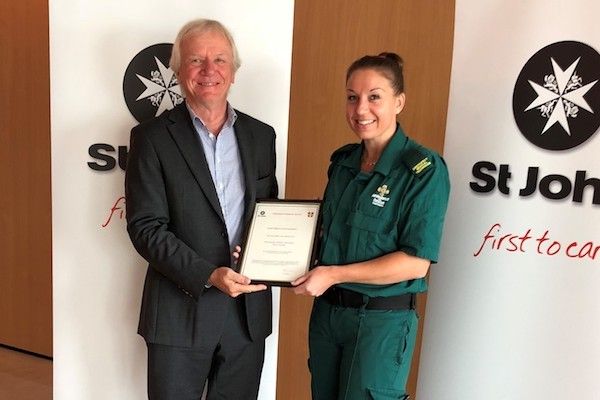 Commendation for Emergency Medical Technician