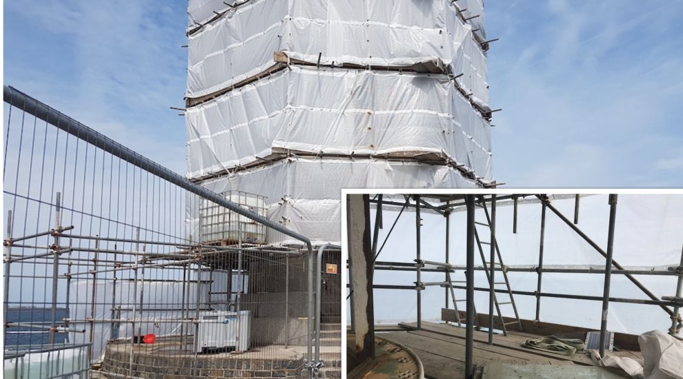 Scaffolding to come down from Castle Lighthouse