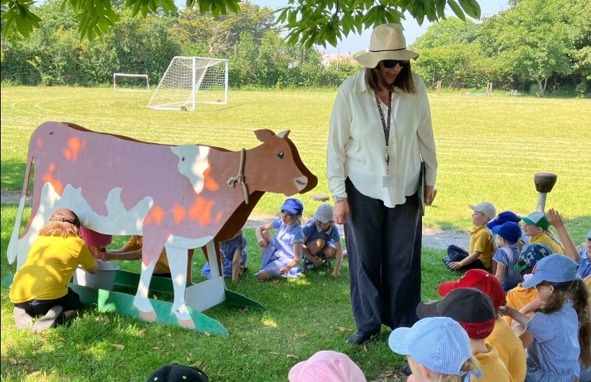 Primary pupils get insight into food miles