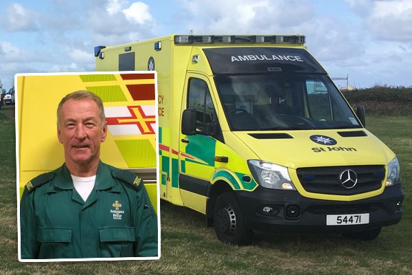 Ambulance man Andy retires after 40 years of service