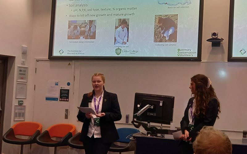 Students from The Ladies’ College share environmental research at Exeter University’s IRIS conference