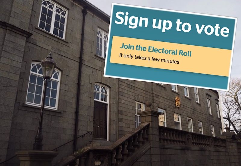 Register now for the electoral roll