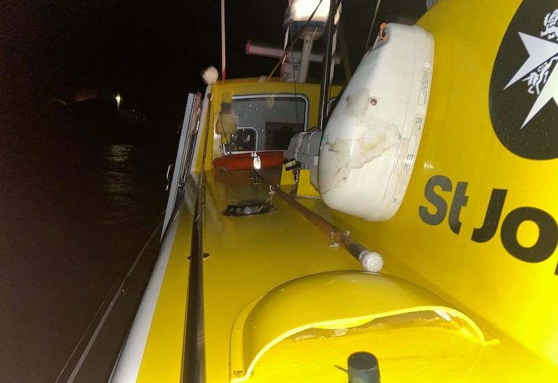 Friday night call-out for marine ambulance