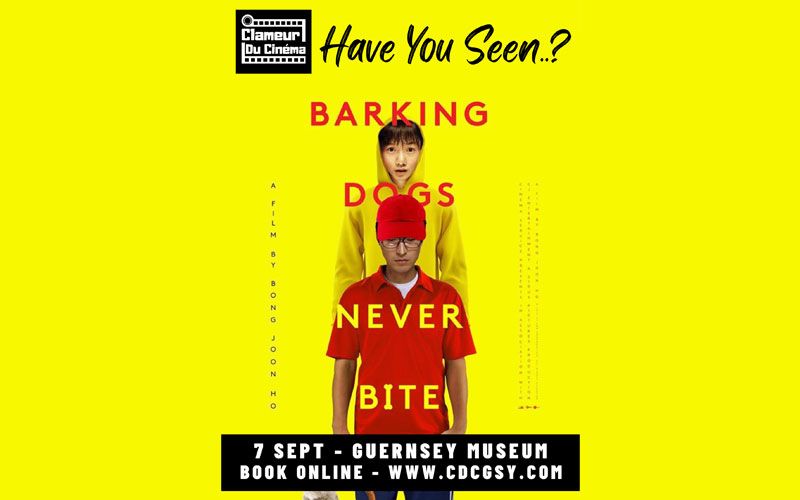 Clameur Du Cinéma is screening Barking Dogs Never Bite (2000), the first film by Parasite director Bong Joon Ho.