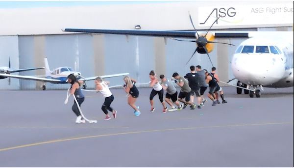 ‘CrossFit Castaway’ crowned 2018 great aircraft pull champions