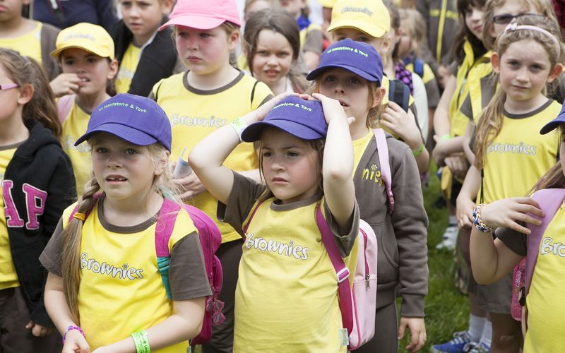 Guernsey Brownies take part in Island competition with a water theme
