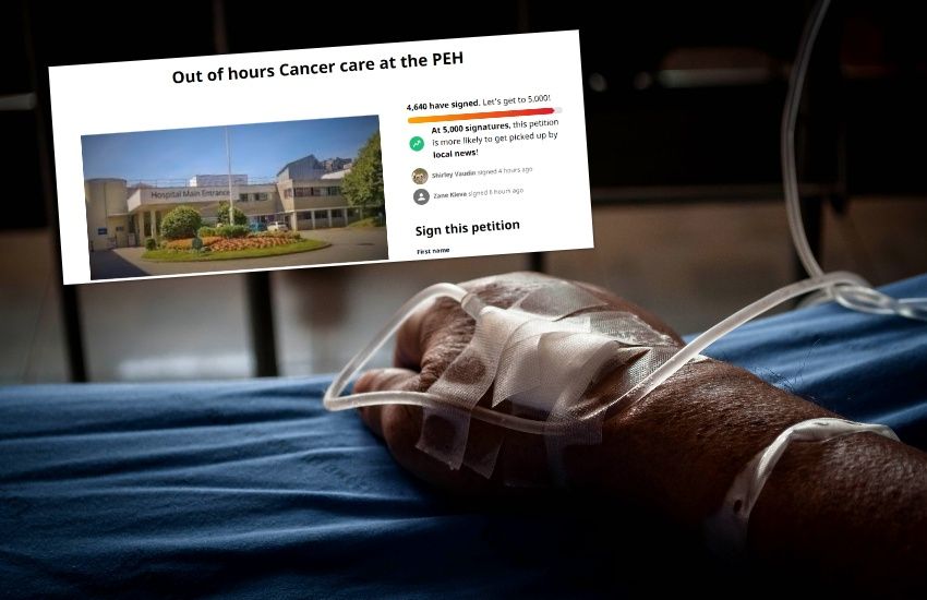 Cancer care petition nears 5,000