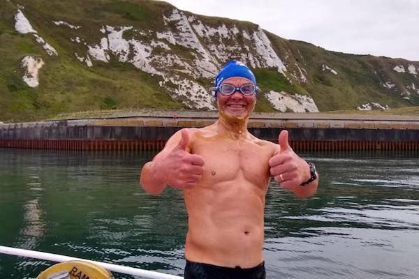 Success for cross Channel swimmer!