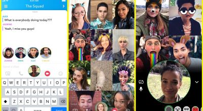 Snapchat adds 16-person group video chat feature