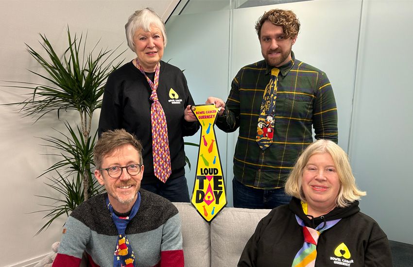 Bowel Cancer Guernsey’s Loud Tie Day returns for 2024