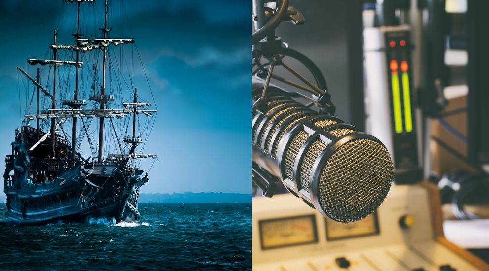 Radio static at Alderney's Pirate Radio station