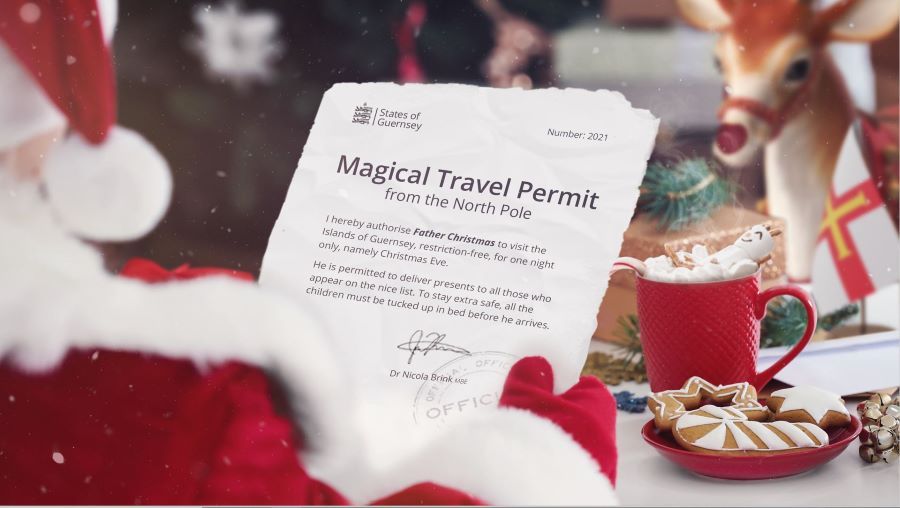 Christmas Eve permit for Santa