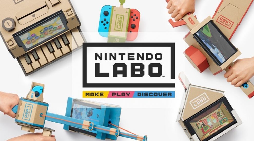 Nintendo’s cardboard Labo gaming kits launch in the UK