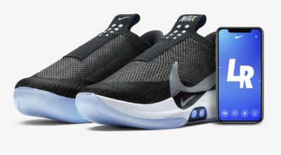 Nike unveils self-lacing shoes controllable from a smartphone