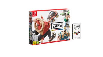 You can now build your own steering wheel with Nintendo Labo’s Vehicle Kit