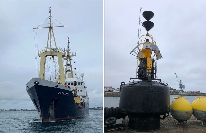 New buoy in place after specialist vessel visits