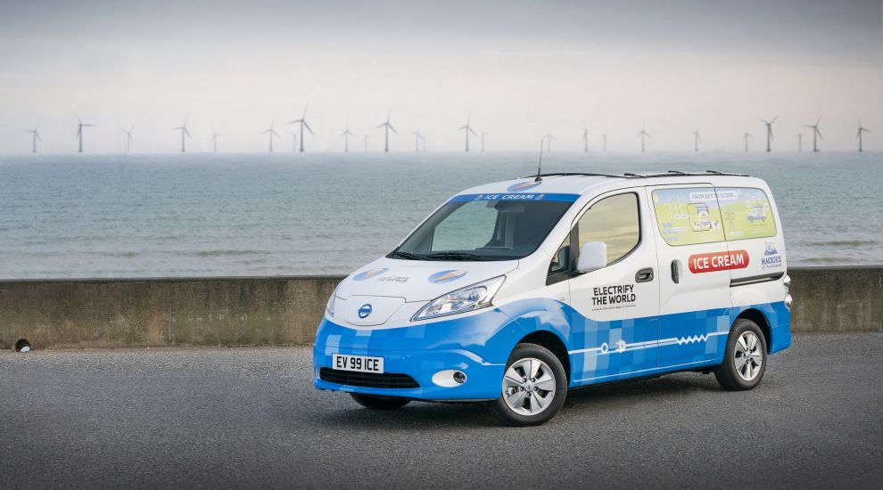 Nissan unveils prototype for zero-emission ice cream van