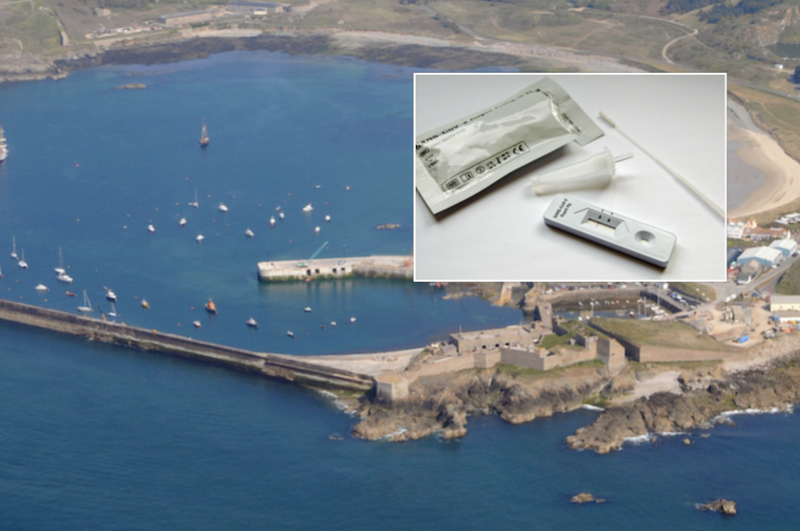 Alderney President encourages lateral flow tests