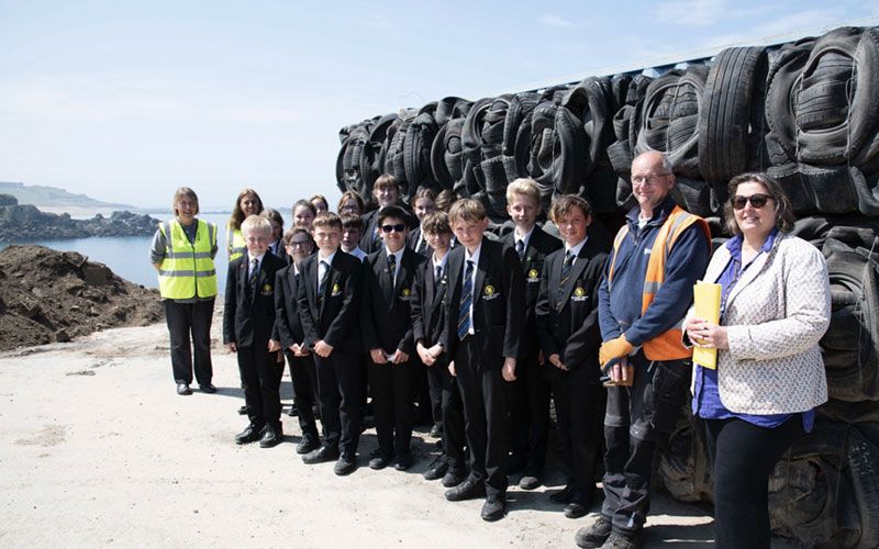 Recycling centre welcomes St Anne’s School visit