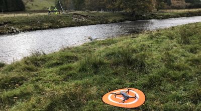 Engineers use drone to connect remote property to broadband