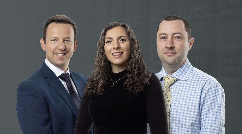 Trio of appointments at law firm Ferbrache & Farrell