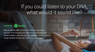 Spotify teams up with Ancestry to create playlists based on your DNA