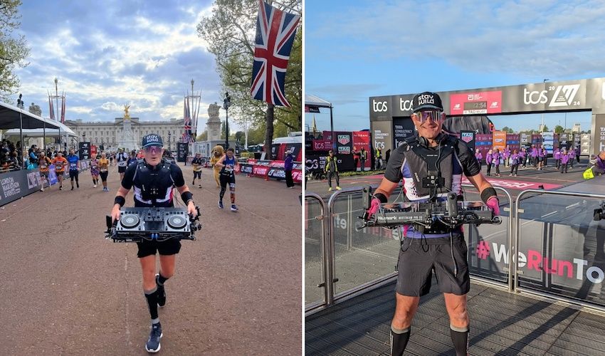 Jersey tech entrepreneur completes London Marathon whilst DJing