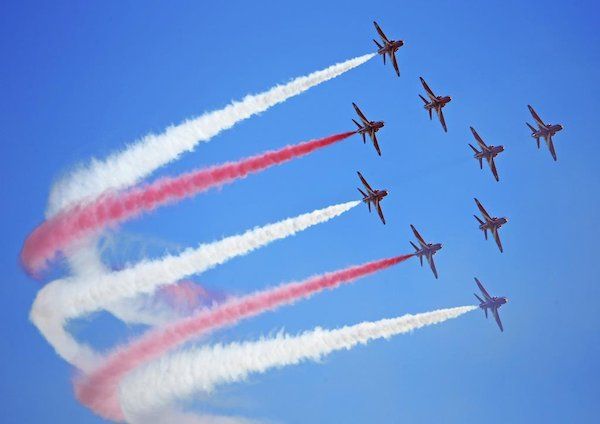 Red Arrows flying back to Guernsey