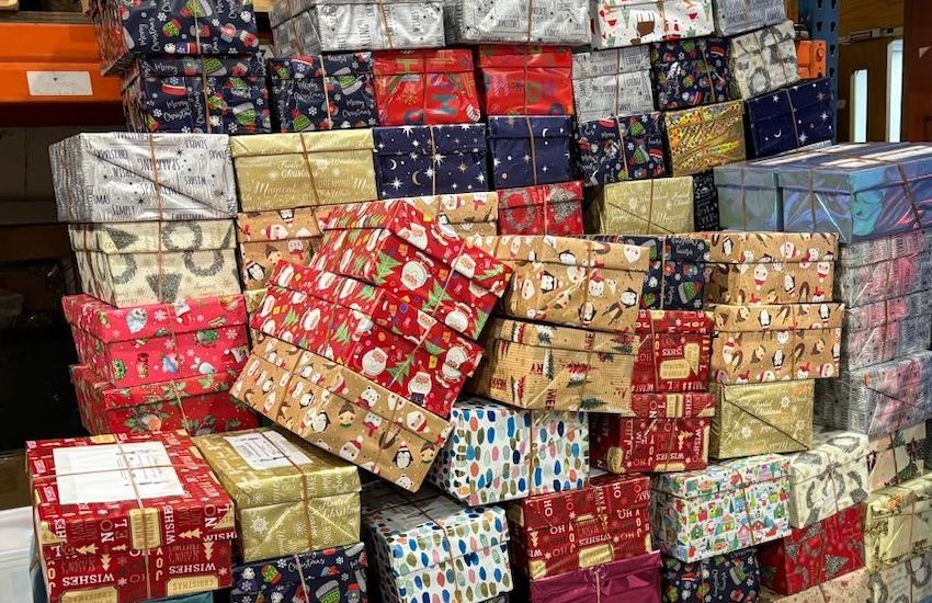 More than 5,000 Christmas shoeboxes donated for Rotary appeal