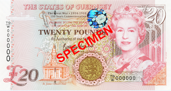 Special £20 banknotes to be auctioned