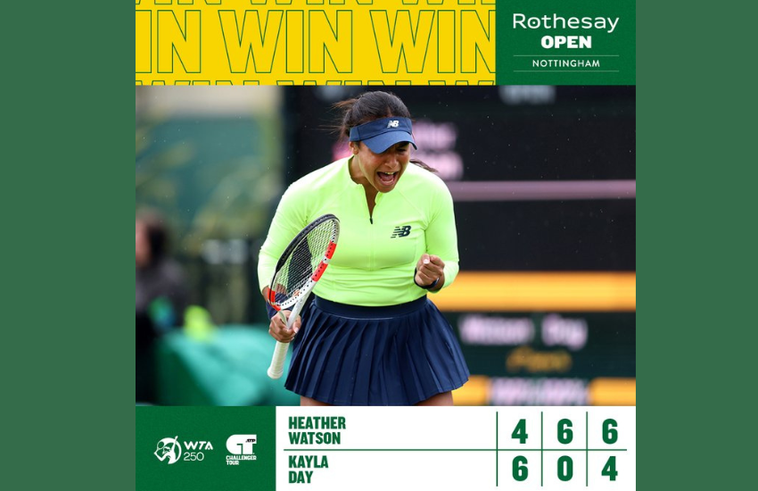 Watson finds her identity in win back on the grass courts of Nottingham