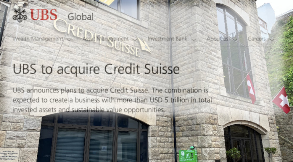 Job fears as Credit Suisse and UBS merge