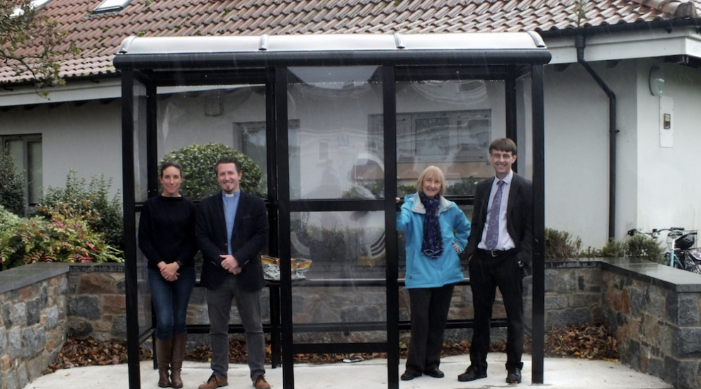 New shelter for St Martins bus users