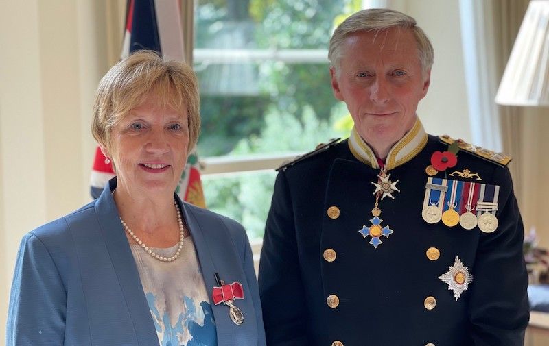 British Empire Medal presented to “inspirational” health visitor