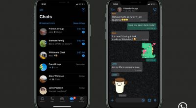 WhatsApp launches dark mode