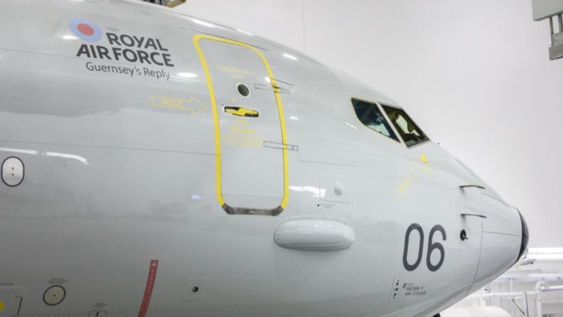 RAF aircraft named ‘Guernsey’s Reply’